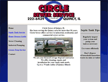 Tablet Screenshot of circlesewer.com